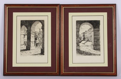 Lot 362 - Mabel Oliver Rae (1868-1956), two etchings,...