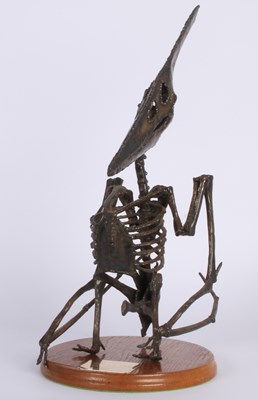 Lot 202 - A handmade welded Pteranodon skeleton...