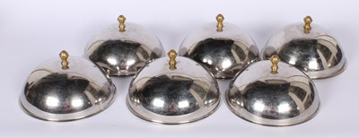 Lot 731 - A collection of metal cloches