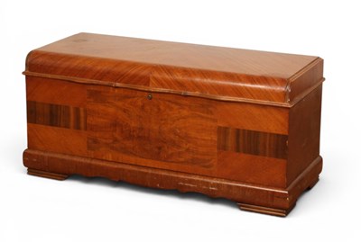 Lot 534 - An Art Deco Canadian walnut and cedar blanket...