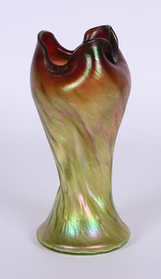 Lot 137 - An Art Nouveau Bohemian glass vase by...