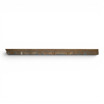 Lot 540 - A large carved oak panel, possibly...