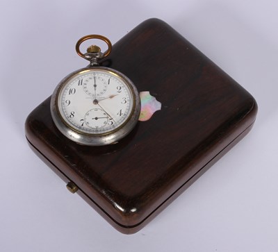 Lot 60 - A Union Horlogere chronograph, in a military...