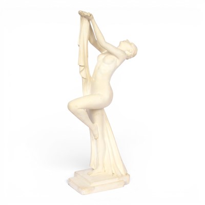 Lot 763 - An Art Deco style composition figure of a dancer