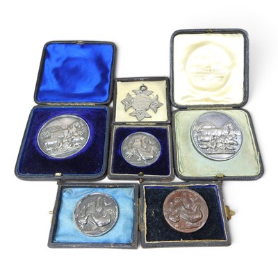 Lot 312 - A collection of Victorian Poultry Club medals,...