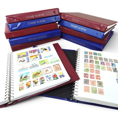 Lot 269 - Eleven albums of stamps, mainly 20th century...
