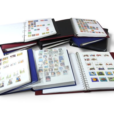 Lot 230 - Eleven albums of stamps, mainly 20th century...