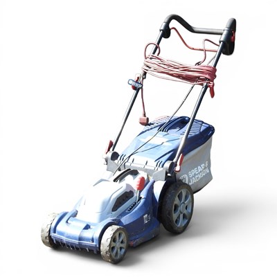 Lot 588 - A Spear & Jackson electric lawnmower
