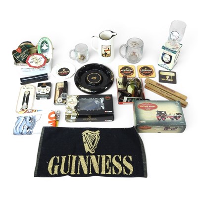 Lot 546 - A collection of Guinness and pub related items