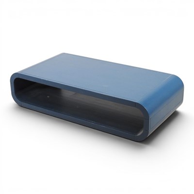 Lot 280 - A contemporary blue painted coffee table