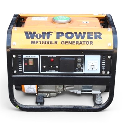 Lot 221 - A Wolf power generator, WP1500LR