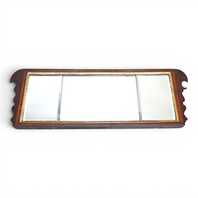 Lot 222 - A George III mahogany and parcel gilt over...