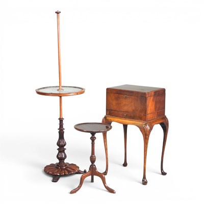 Lot 674 - A Victorian standard lamp base, together with...