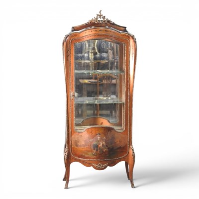 Lot 207 - A late 19th century French lacquered Vernis...