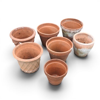 Lot 83 - A collection of seven various terracotta...