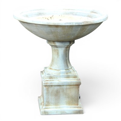 Lot 689 - A resin garden water feature, 80cm high